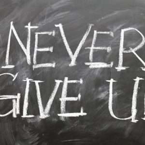 lavagna: never give up